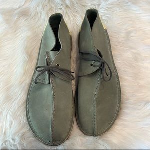 Clarks Originals Mens US 12 Desert Trek Suede Ankle Boots - Sage #4907